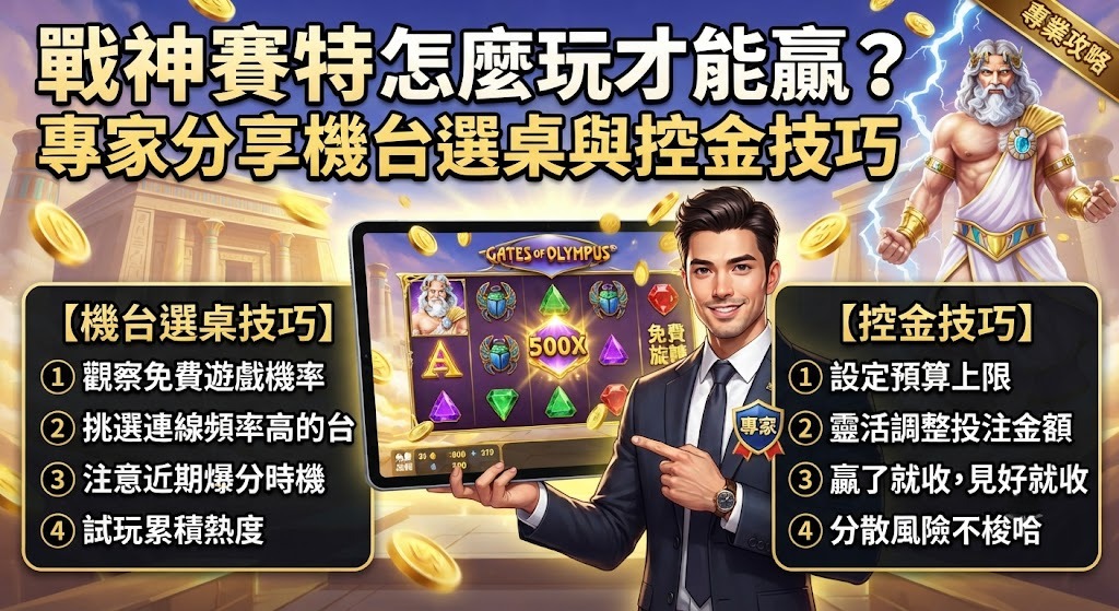 專家分享機台選桌與控金技巧